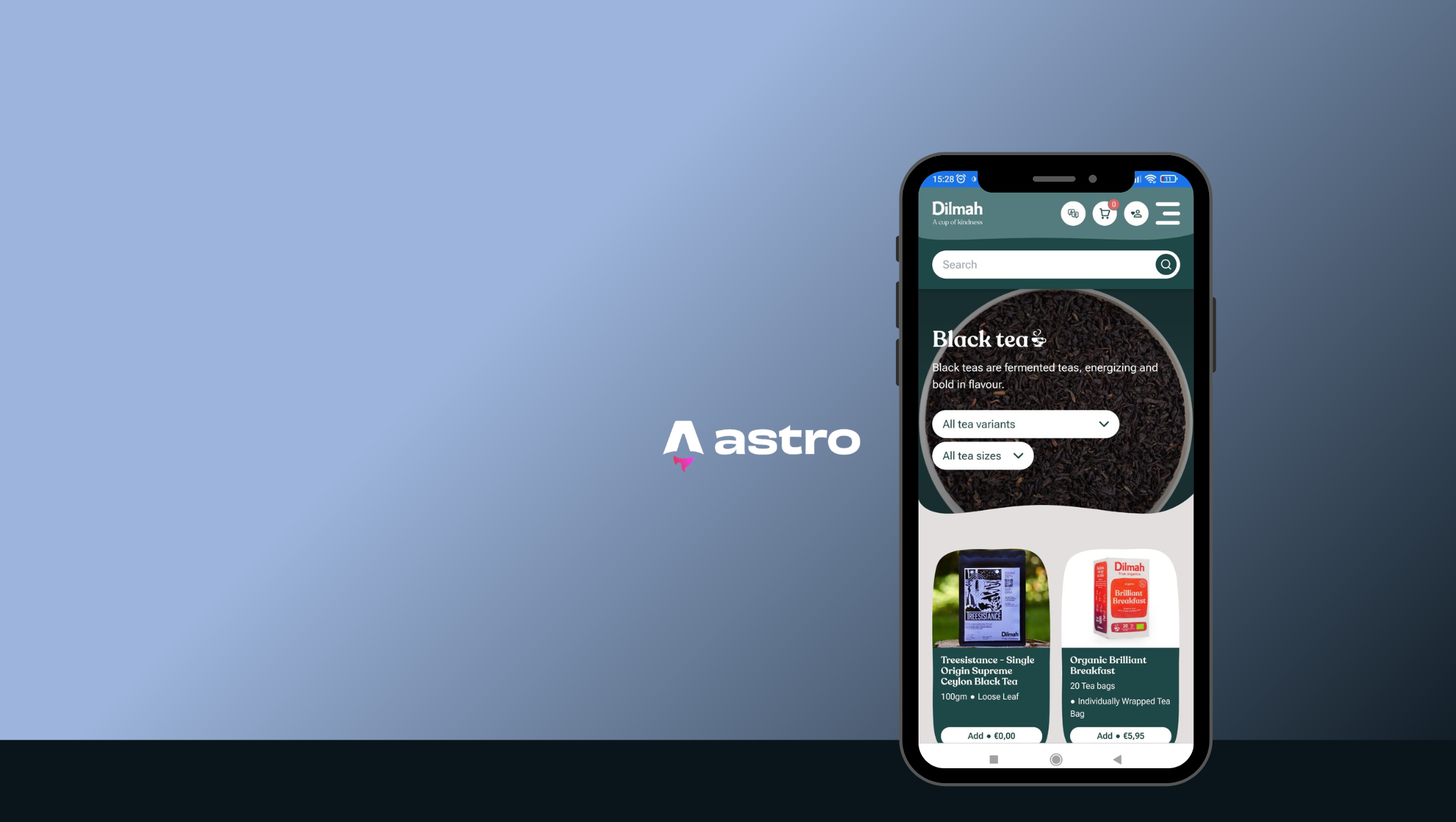 Astro js banner